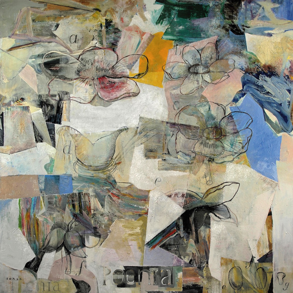 Poenia, Pivoine, 2005 - 200 x 200 cm