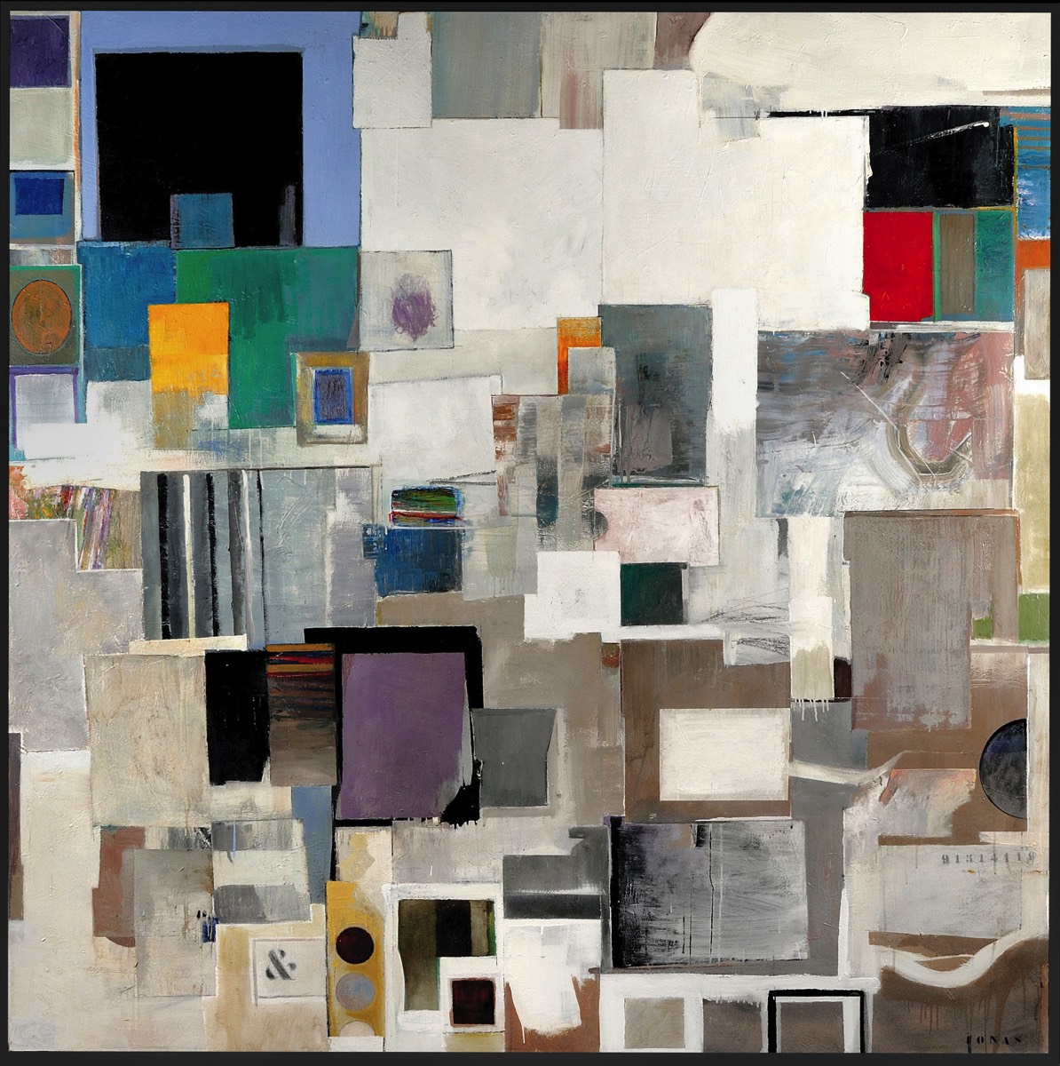 Le rêve du géomètre, 2006 - 200 x 200 cm